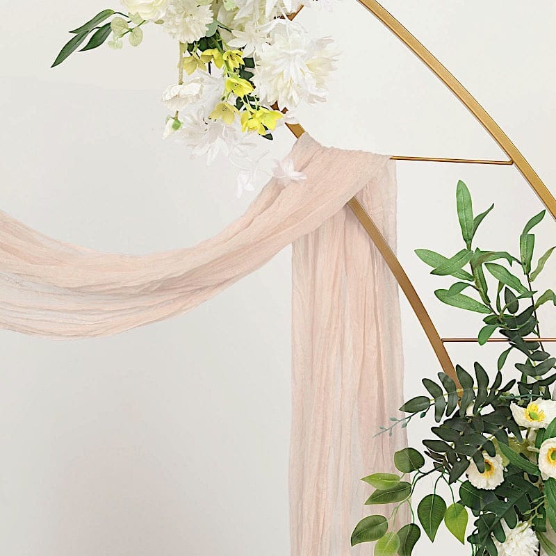 20 ft Cheesecloth Cotton Fabric Wedding Arch Drape Backdrop Curtain Panel