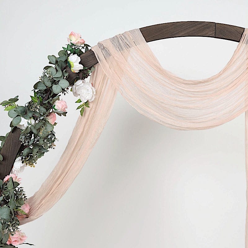 20 ft Cheesecloth Cotton Fabric Wedding Arch Drape Backdrop Curtain Panel
