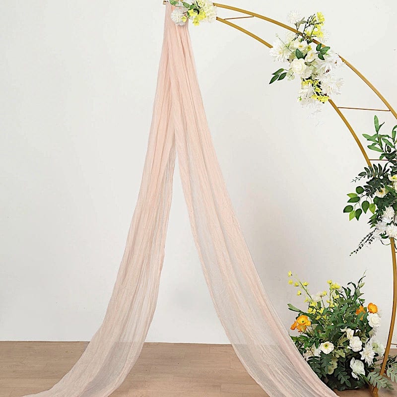 20 ft Cheesecloth Cotton Fabric Wedding Arch Drape Backdrop Curtain Panel