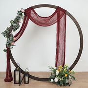 20 ft Cheesecloth Cotton Fabric Wedding Arch Drape Backdrop Curtain Panel