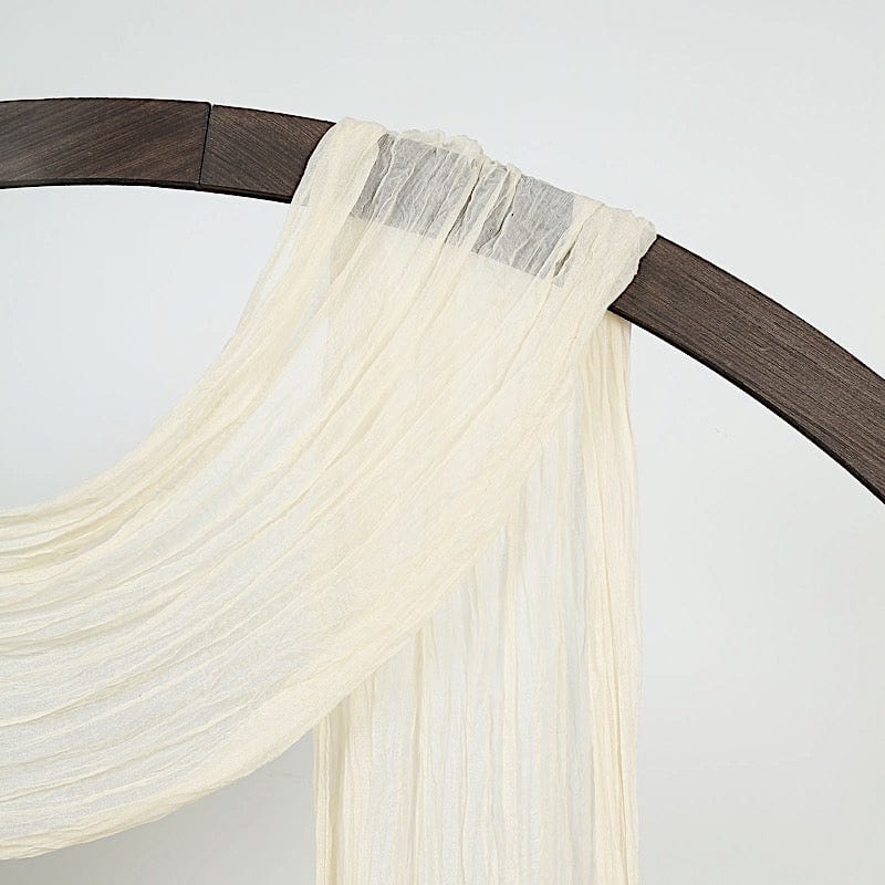 20 ft Cheesecloth Cotton Fabric Wedding Arch Drape Backdrop Curtain Panel