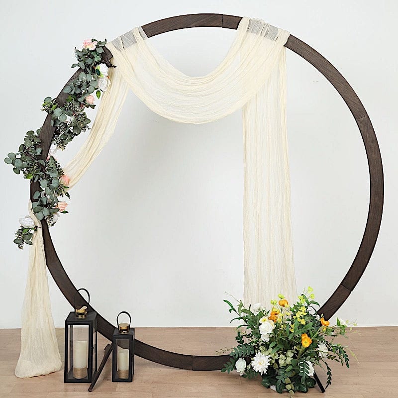 20 ft Cheesecloth Cotton Fabric Wedding Arch Drape Backdrop Curtain Panel