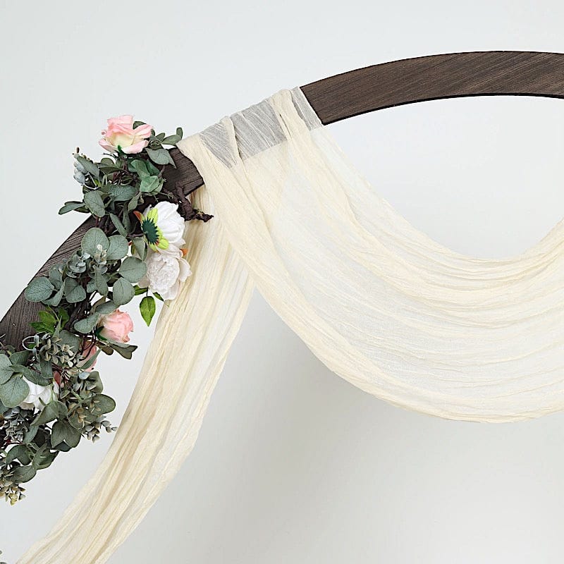 20 ft Cheesecloth Cotton Fabric Wedding Arch Drape Backdrop Curtain Panel