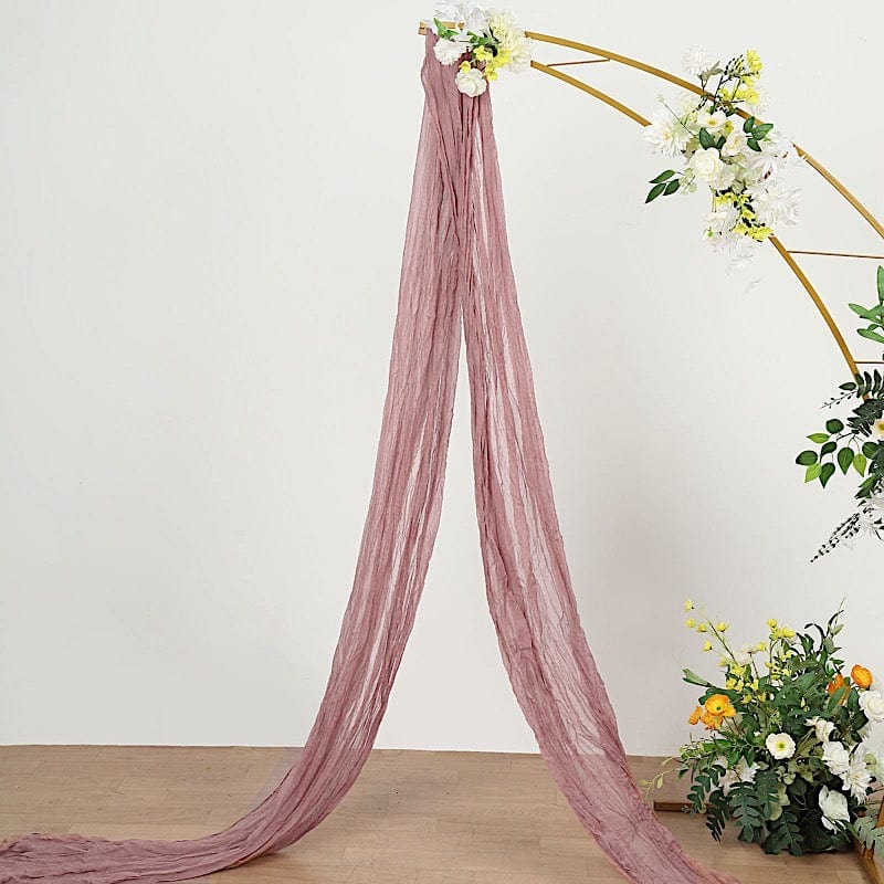 20 ft Cheesecloth Cotton Fabric Wedding Arch Drape Backdrop Curtain Panel