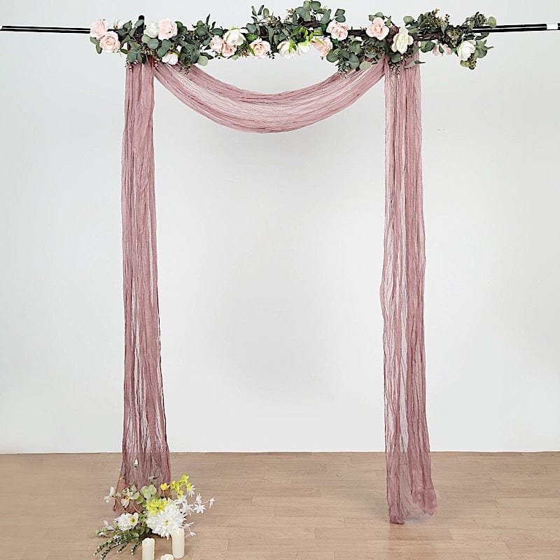 20 ft Cheesecloth Cotton Fabric Wedding Arch Drape Backdrop Curtain Panel
