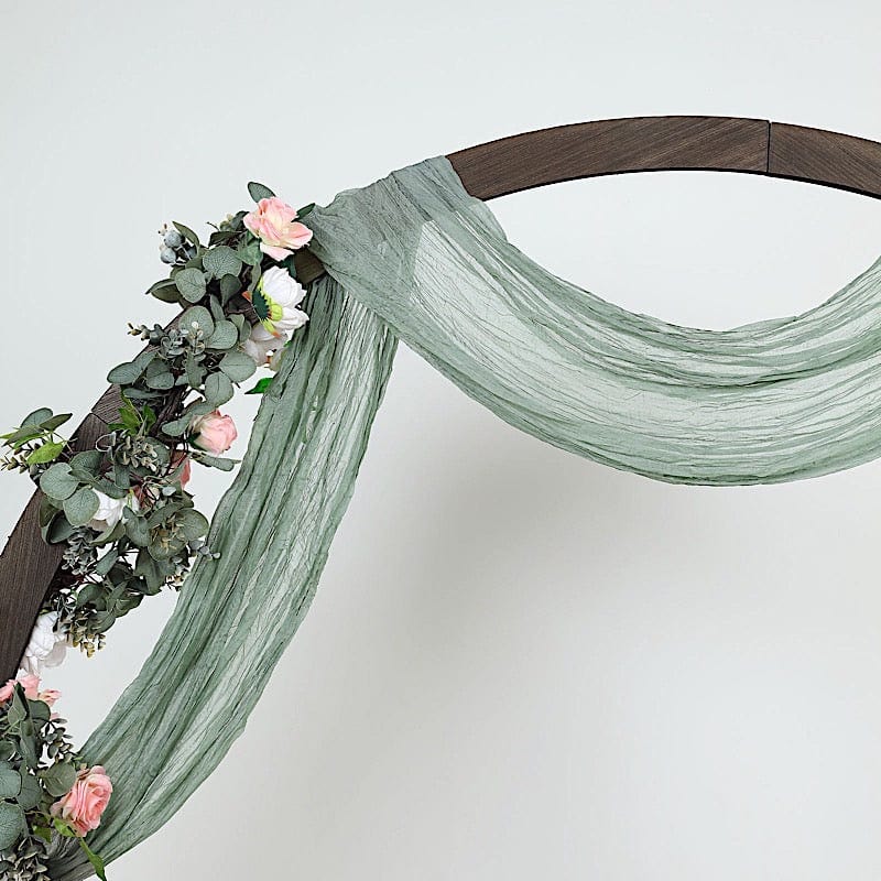 20 ft Cheesecloth Cotton Fabric Wedding Arch Drape Backdrop Curtain Panel