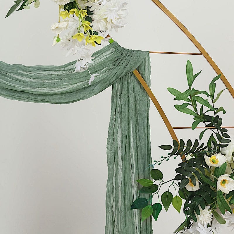 20 ft Cheesecloth Cotton Fabric Wedding Arch Drape Backdrop Curtain Panel