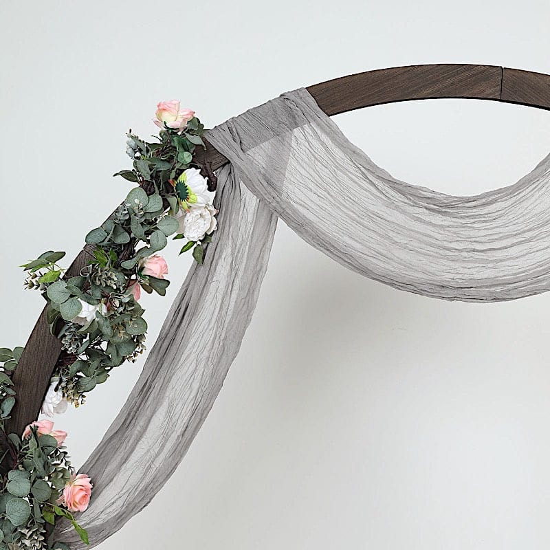 20 ft Cheesecloth Cotton Fabric Wedding Arch Drape Backdrop Curtain Panel