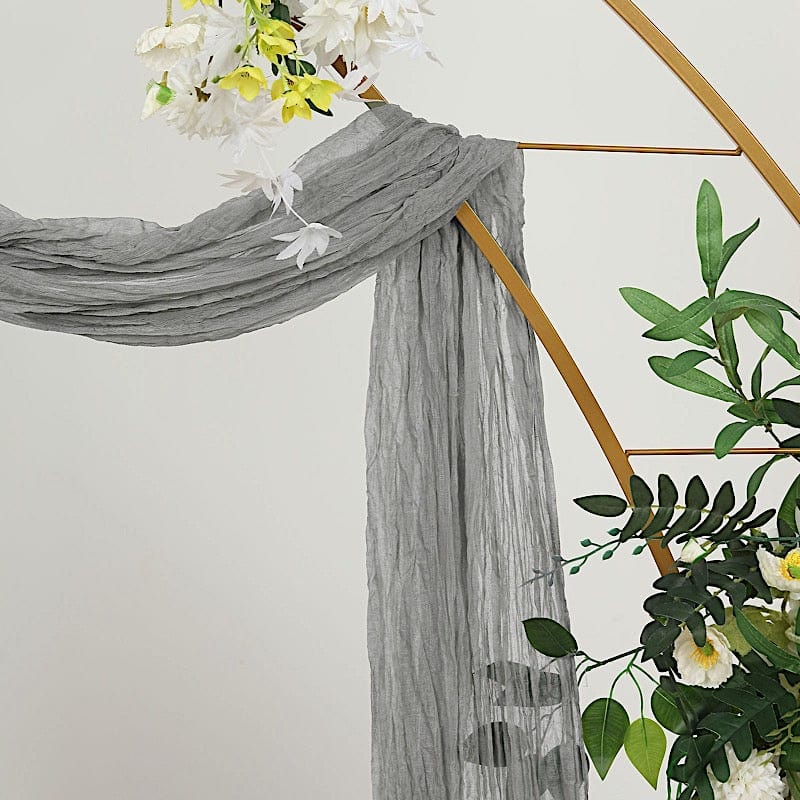 20 ft Cheesecloth Cotton Fabric Wedding Arch Drape Backdrop Curtain Panel