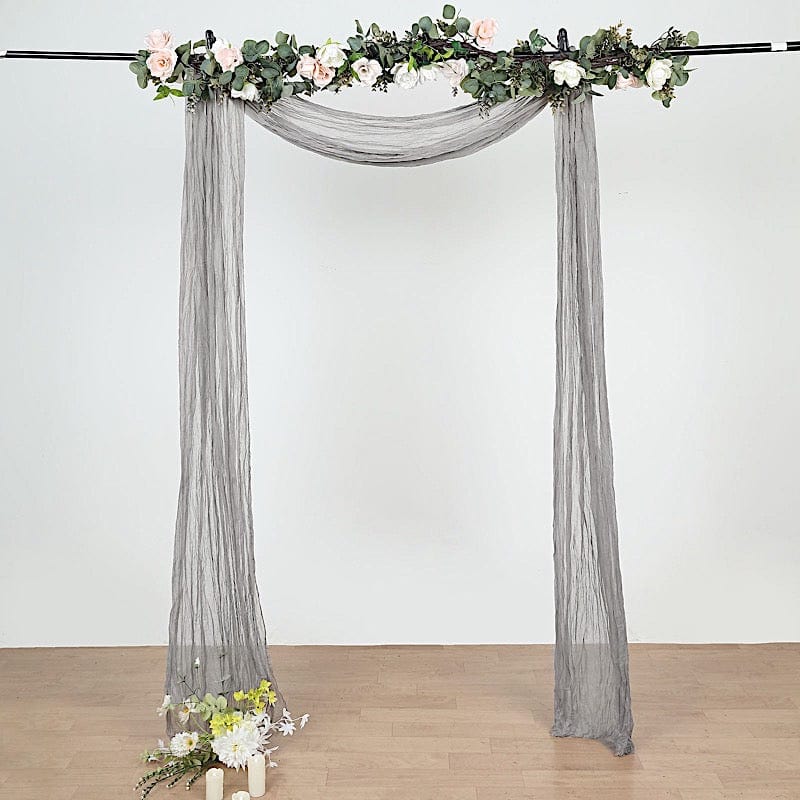 20 ft Cheesecloth Cotton Fabric Wedding Arch Drape Backdrop Curtain Panel