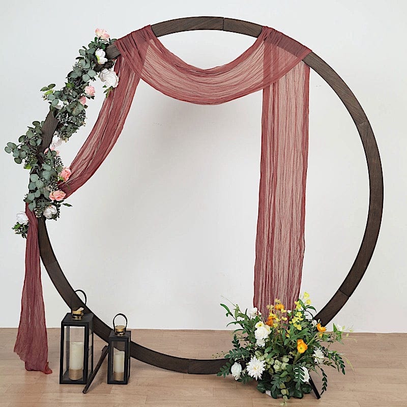 20 ft Cheesecloth Cotton Fabric Wedding Arch Drape Backdrop Curtain Panel