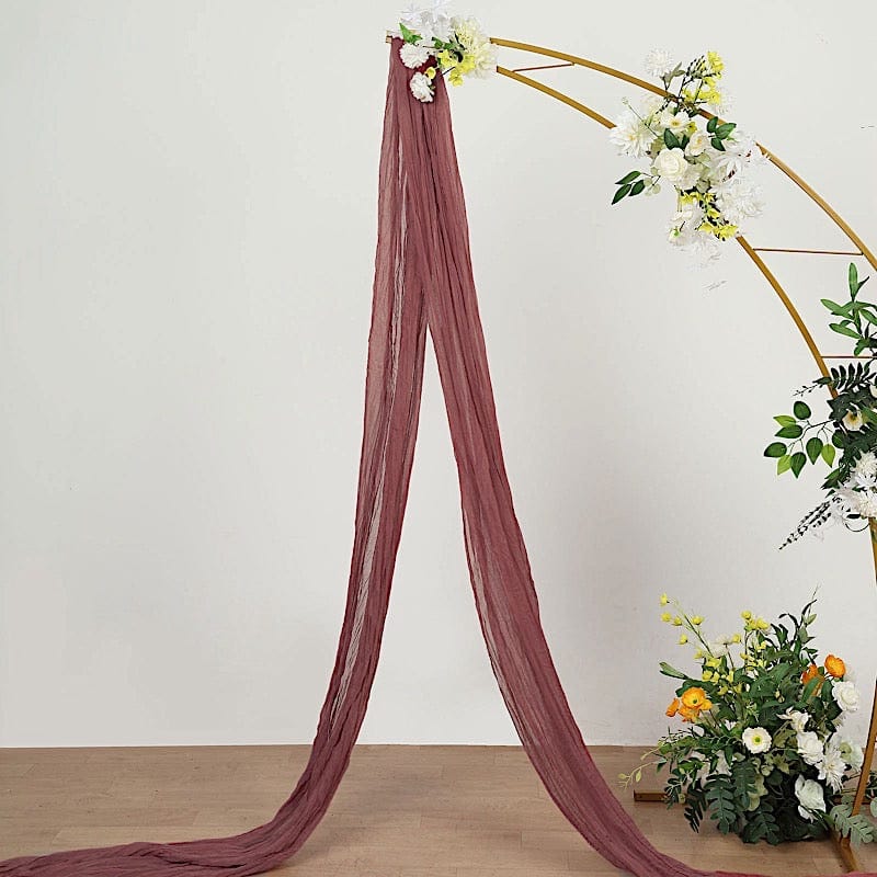 20 ft Cheesecloth Cotton Fabric Wedding Arch Drape Backdrop Curtain Panel