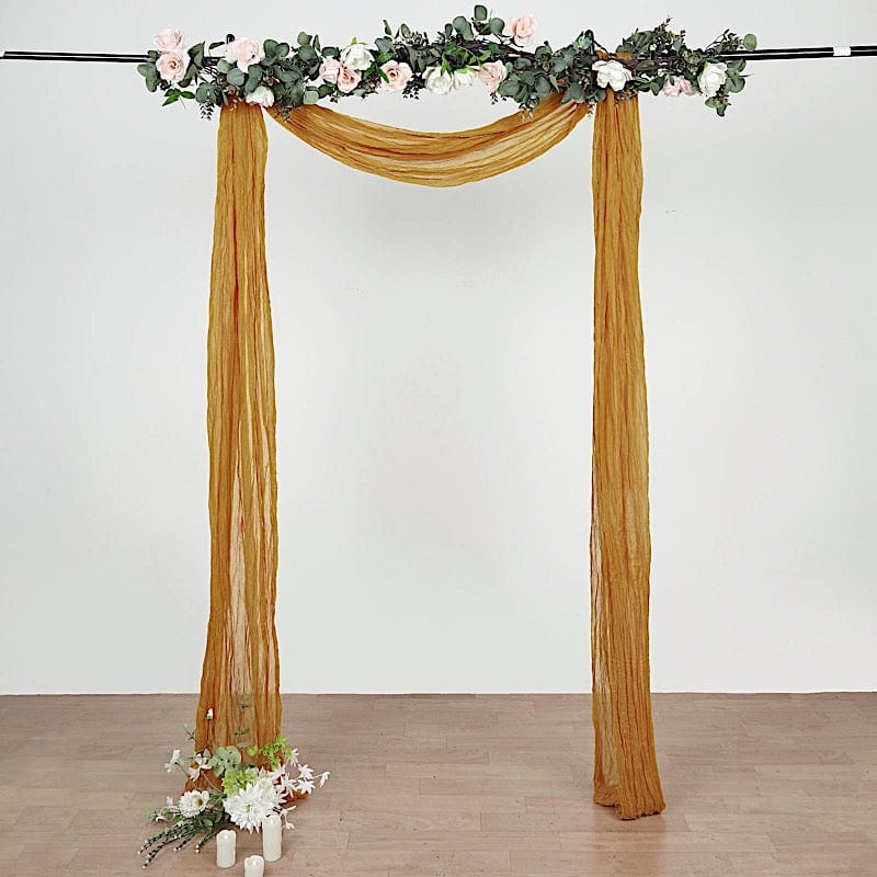 20 ft Cheesecloth Cotton Fabric Wedding Arch Drape Backdrop Curtain Panel