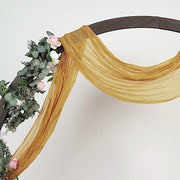 20 ft Cheesecloth Cotton Fabric Wedding Arch Drape Backdrop Curtain Panel