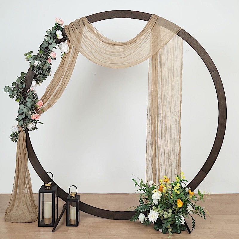20 ft Cheesecloth Cotton Fabric Wedding Arch Drape Backdrop Curtain Panel