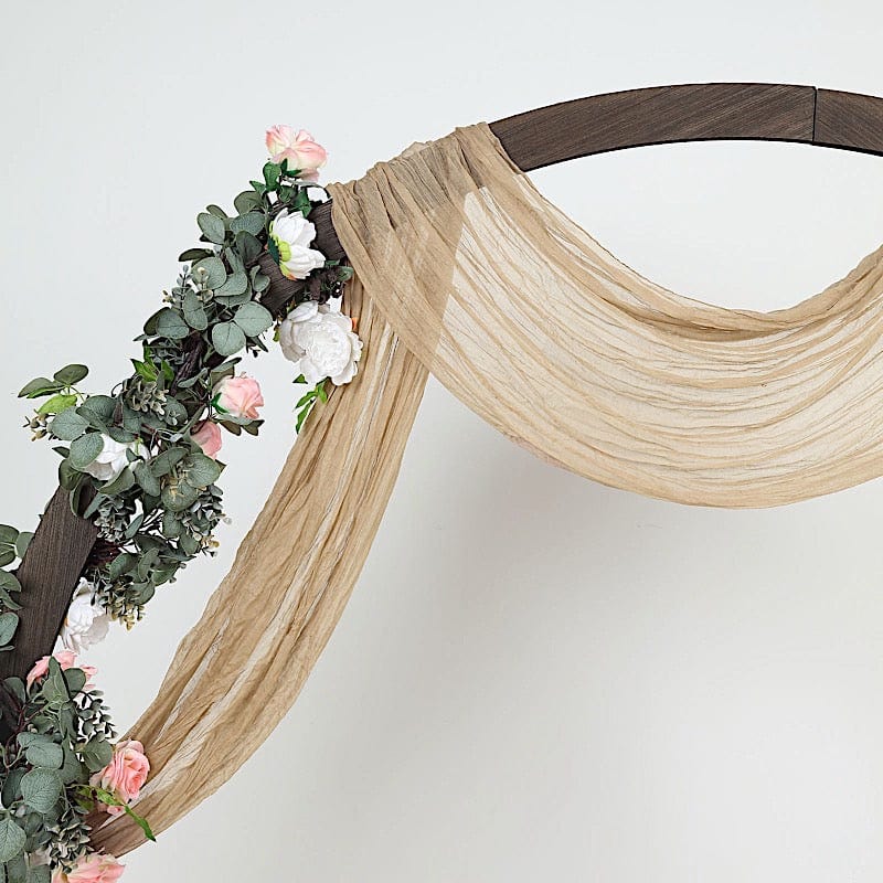 20 ft Cheesecloth Cotton Fabric Wedding Arch Drape Backdrop Curtain Panel