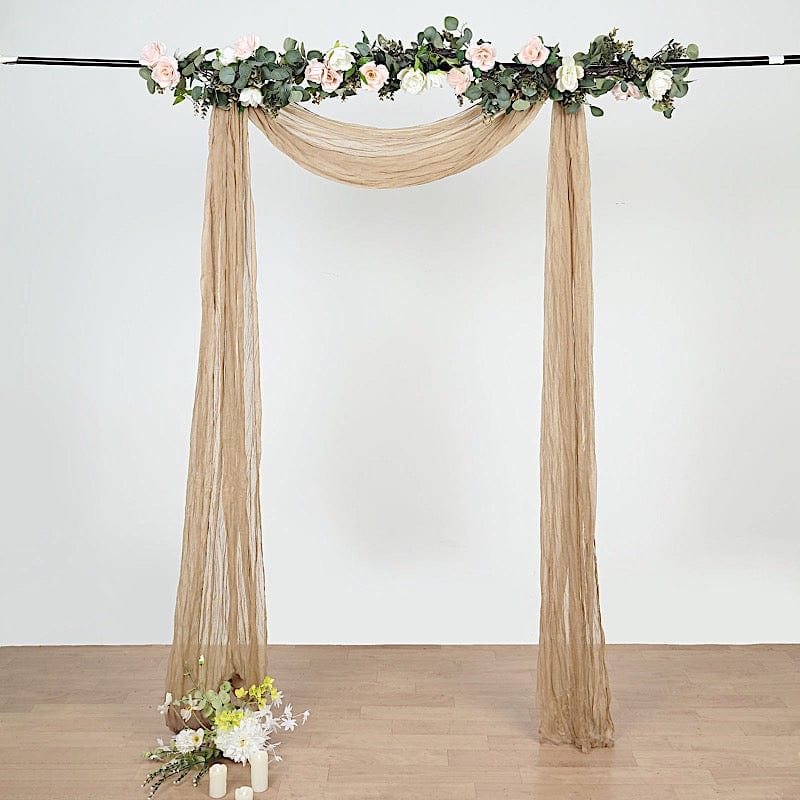 20 ft Cheesecloth Cotton Fabric Wedding Arch Drape Backdrop Curtain Panel