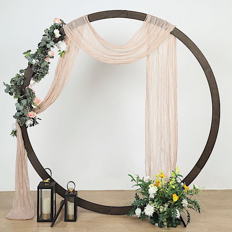 20 ft Cheesecloth Cotton Fabric Wedding Arch Drape Backdrop Curtain Panel
