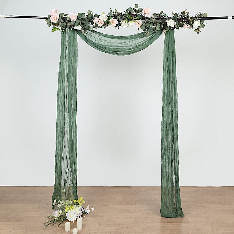 20 ft Cheesecloth Cotton Fabric Wedding Arch Drape Backdrop Curtain Panel