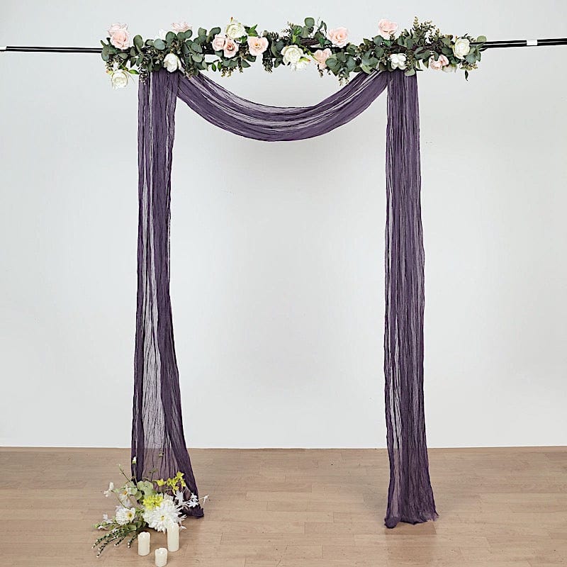 20 ft Cheesecloth Cotton Fabric Wedding Arch Drape Backdrop Curtain Panel