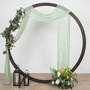 20 ft Cheesecloth Cotton Fabric Wedding Arch Drape Backdrop Curtain Panel