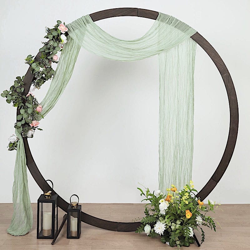 20 ft Cheesecloth Cotton Fabric Wedding Arch Drape Backdrop Curtain Panel