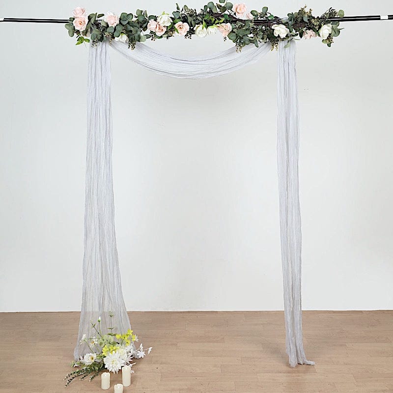20 ft Cheesecloth Cotton Fabric Wedding Arch Drape Backdrop Curtain Panel