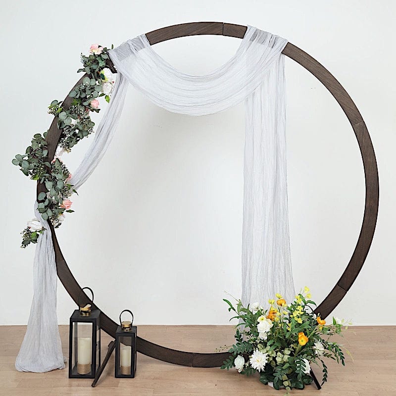 20 ft Cheesecloth Cotton Fabric Wedding Arch Drape Backdrop Curtain Panel