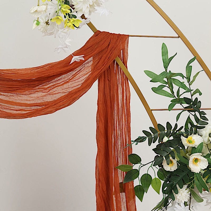 20 ft Cheesecloth Cotton Fabric Wedding Arch Drape Backdrop Curtain Panel