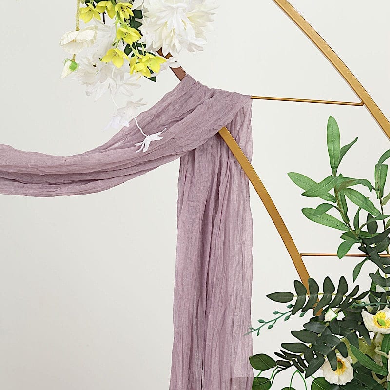 20 ft Cheesecloth Cotton Fabric Wedding Arch Drape Backdrop Curtain Panel