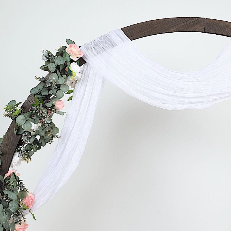 20 ft Cheesecloth Cotton Fabric Wedding Arch Drape Backdrop Curtain Panel