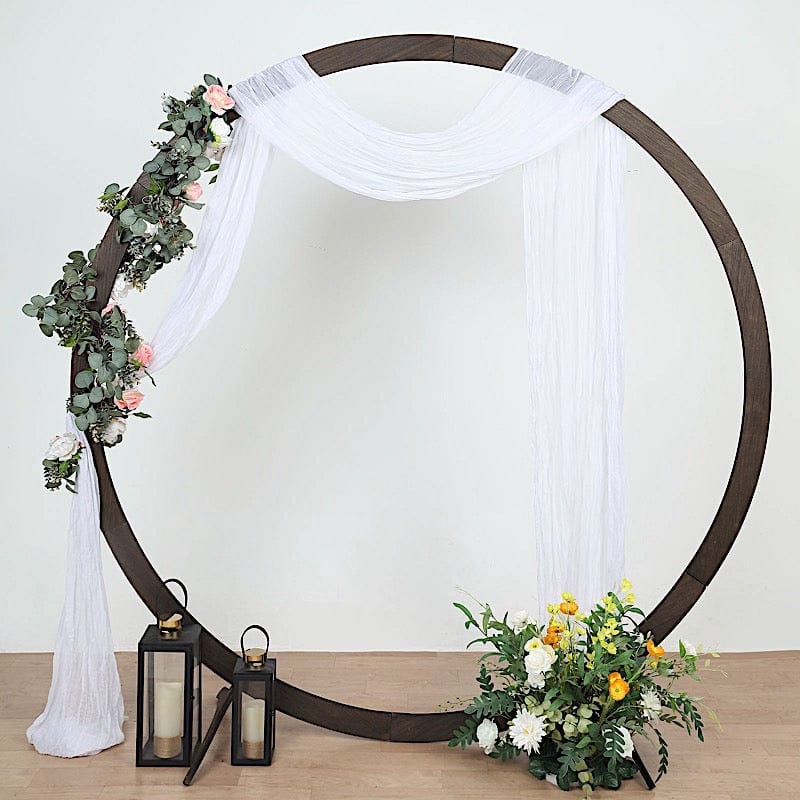 20 ft Cheesecloth Cotton Fabric Wedding Arch Drape Backdrop Curtain Panel