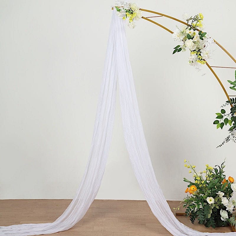 20 ft Cheesecloth Cotton Fabric Wedding Arch Drape Backdrop Curtain Panel