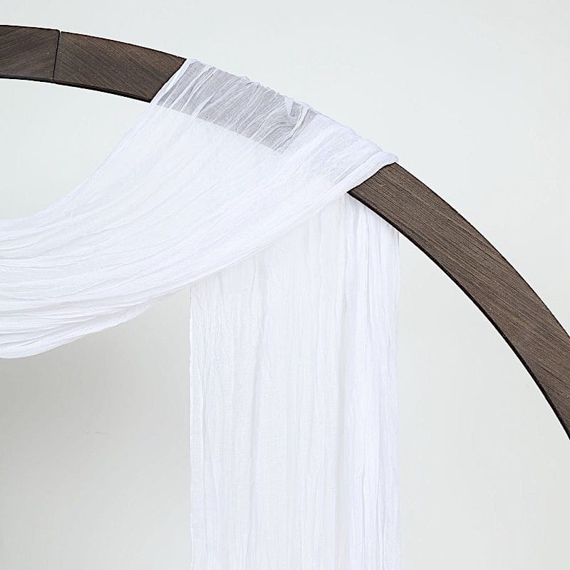 20 ft Cheesecloth Cotton Fabric Wedding Arch Drape Backdrop Curtain Panel