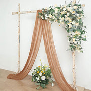 20 ft Cheesecloth Cotton Fabric Wedding Arch Drape Backdrop Curtain Panel