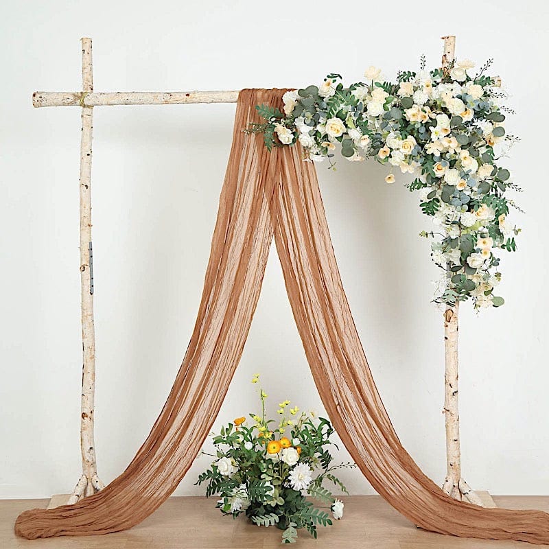 20 ft Cheesecloth Cotton Fabric Wedding Arch Drape Backdrop Curtain Panel