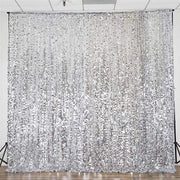 20 ft x 10 ft Big Payette Sequined Backdrop BKDP_71_SILV