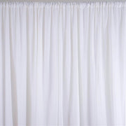 20 ft x 10 ft Chiffon Fabric Backdrop Curtain Photography Backdrop