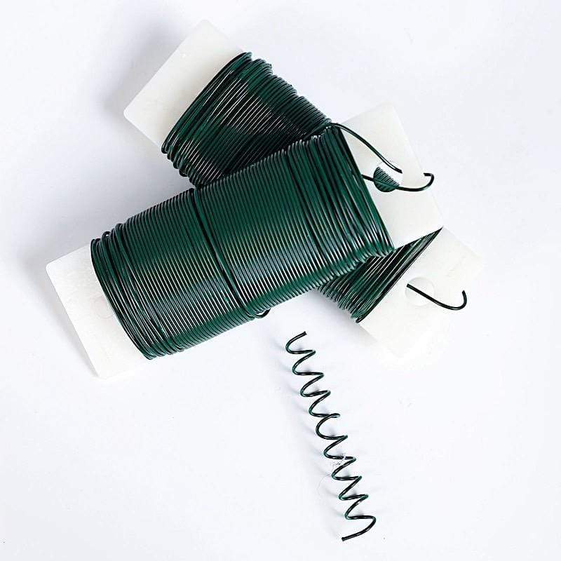 20 Gauge 76 yards Craft Floral Paddle Wire - Green CRAF_WIRE02_38_GRN