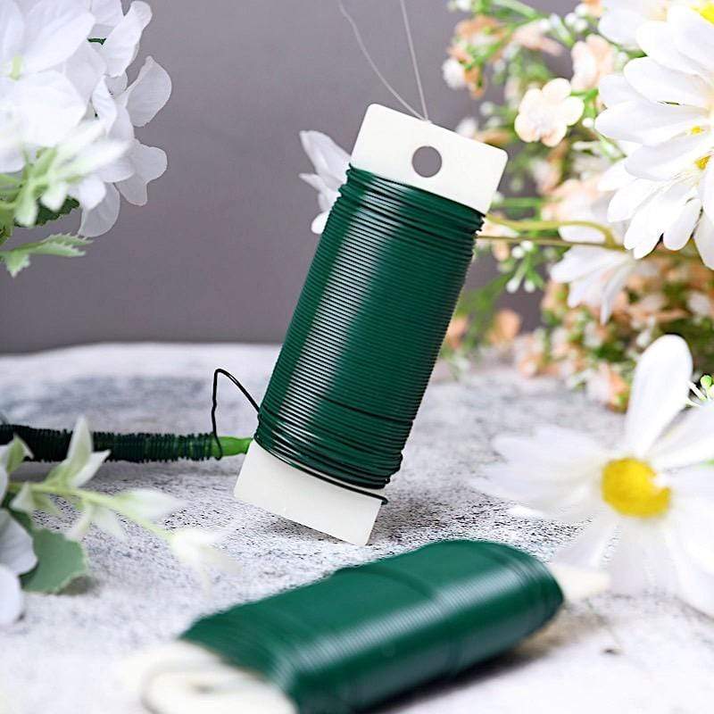 20 Gauge 76 yards Craft Floral Paddle Wire - Green CRAF_WIRE02_38_GRN