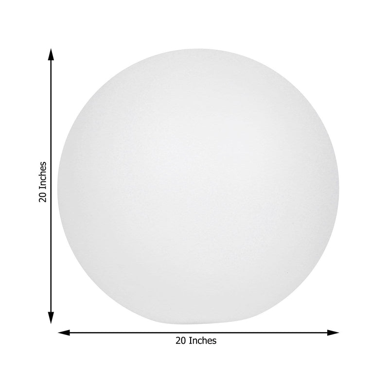 20" LED Ball Orb Battery Operated Floating Pool Light - Assorted LED_BALL15_20