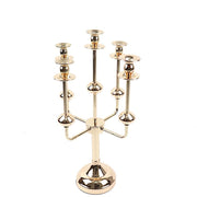 20" Metal 5 Arm Candelabra Taper Candle Holder Centerpiece - Gold IRON_CAND_TP013_5_GOLD