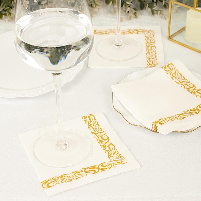 20 pcs 10" x 10" Paper Cocktail Napkins