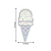 20 pcs 12" x 6" Paper Beverage Cocktail Napkins with Cone Design - Iridescent NAP_BEV04_CONE