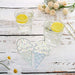 20 pcs 12" x 6" Paper Beverage Cocktail Napkins with Cone Design - Iridescent NAP_BEV04_CONE