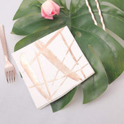 20 pcs 13" x 13" Metallic Paper Napkins