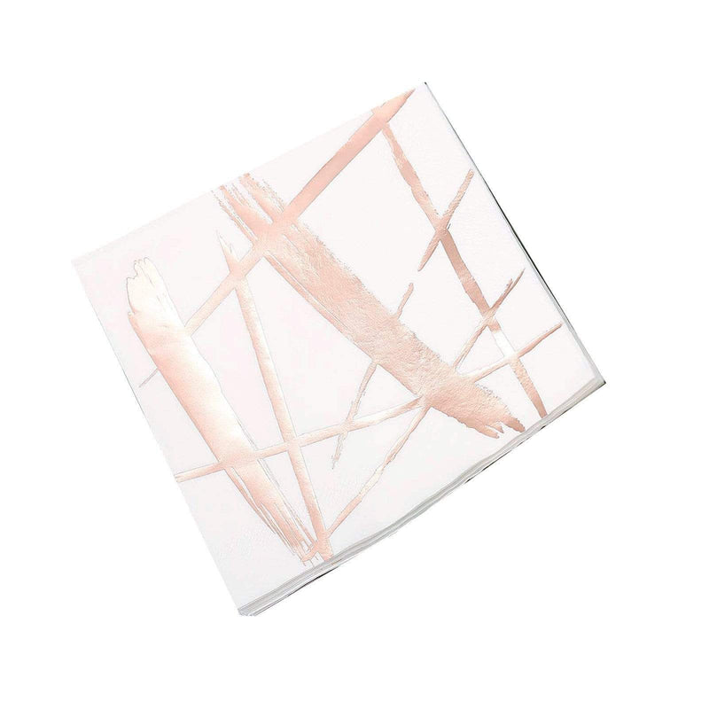 20 pcs 13" x 13" Metallic Paper Napkins