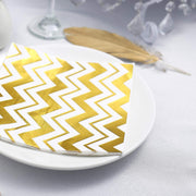 20 pcs 13" x 13" Metallic Paper Napkins