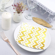 20 pcs 13" x 13" Metallic Paper Napkins