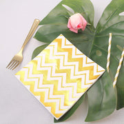 20 pcs 13" x 13" Metallic Paper Napkins